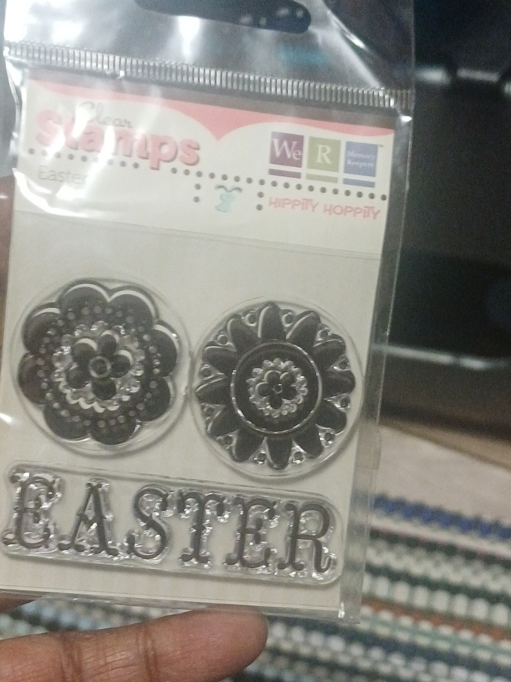 We R Memory Keepers 'EASTER' Clear Stamps - Floral Set